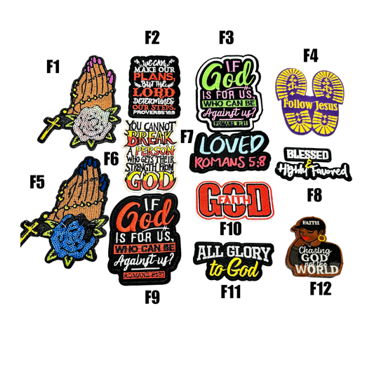 Faith Inspired Small Patches -1