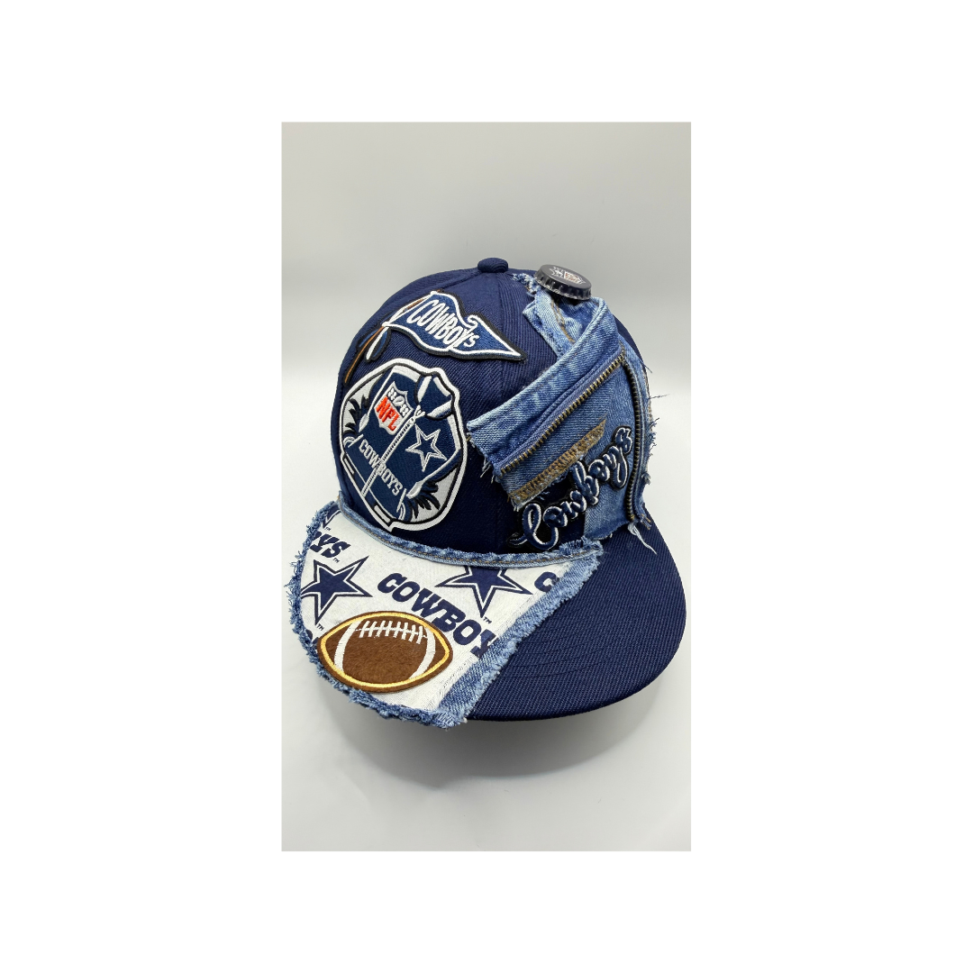 Men’s Custom Junk Trucker Hat | Freestyle Patch & Fabric Hat- Customizable