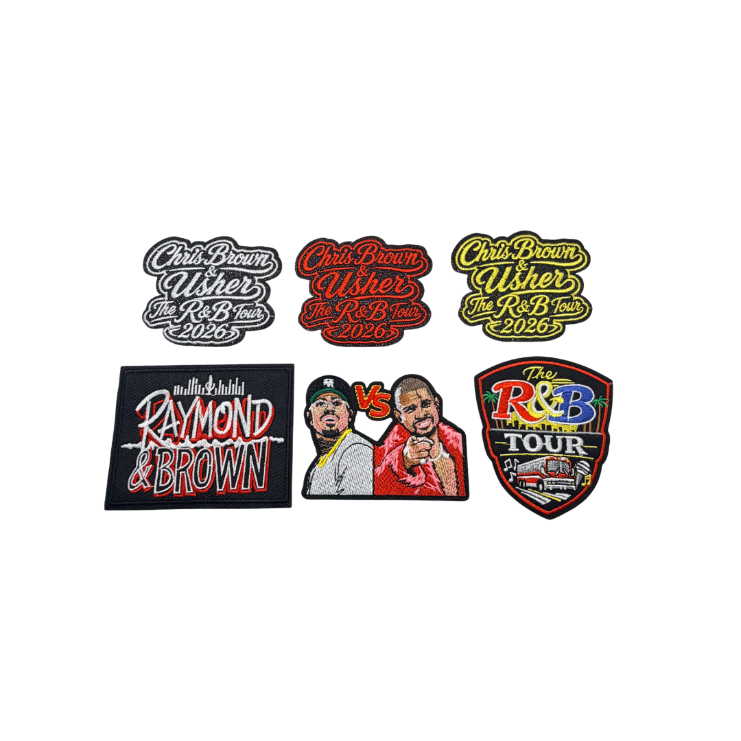 Chris Brown & Usher Raymond R&B Tour Patches