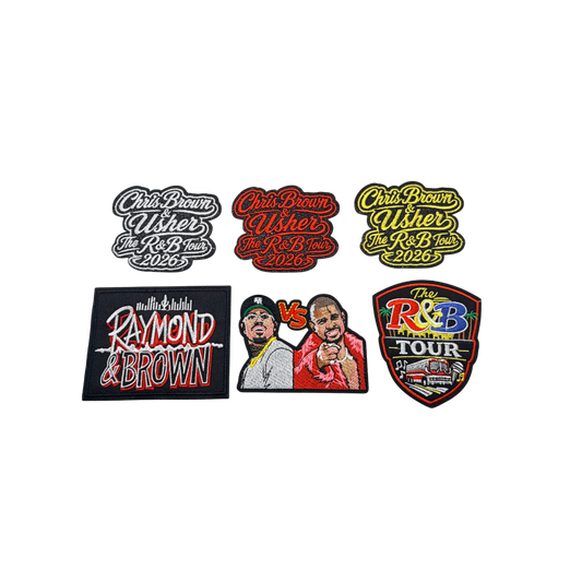 Chris Brown & Usher Raymond R&B Tour Patches