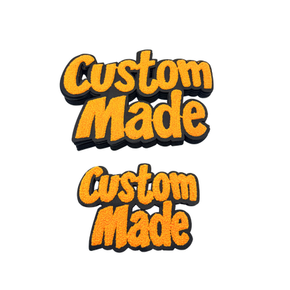 Custom Made Chenille Patches (Multiple Colors)