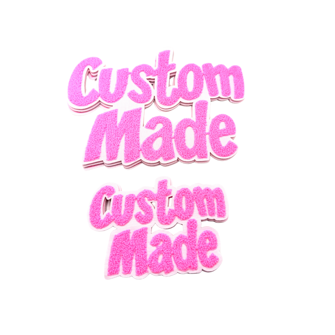 Custom Made Chenille Patches (Multiple Colors)
