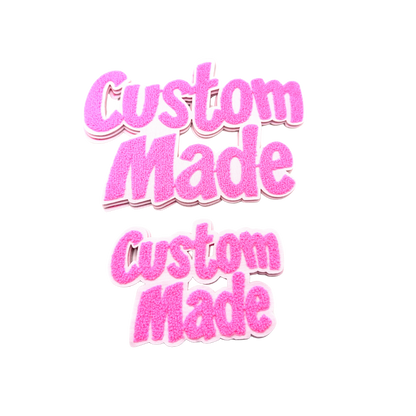 Custom Made Chenille Patches (Multiple Colors)