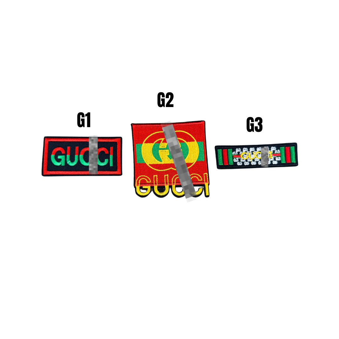 G Designer Inspired Red Collection Patches