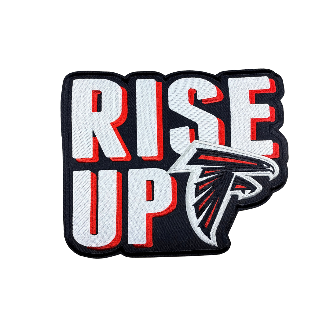 Atlanta Falcons Football Rise Up Large Patch