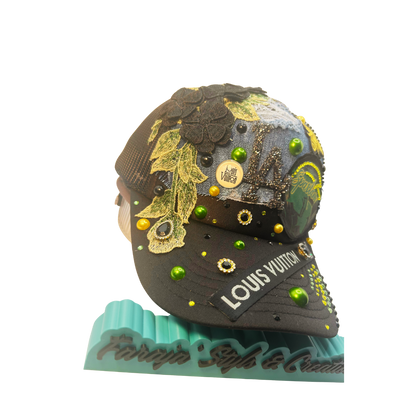 Design Your Custom College / HBCU Junk Trucker Hat | Rhinestones • Patches • Pearls • Charms