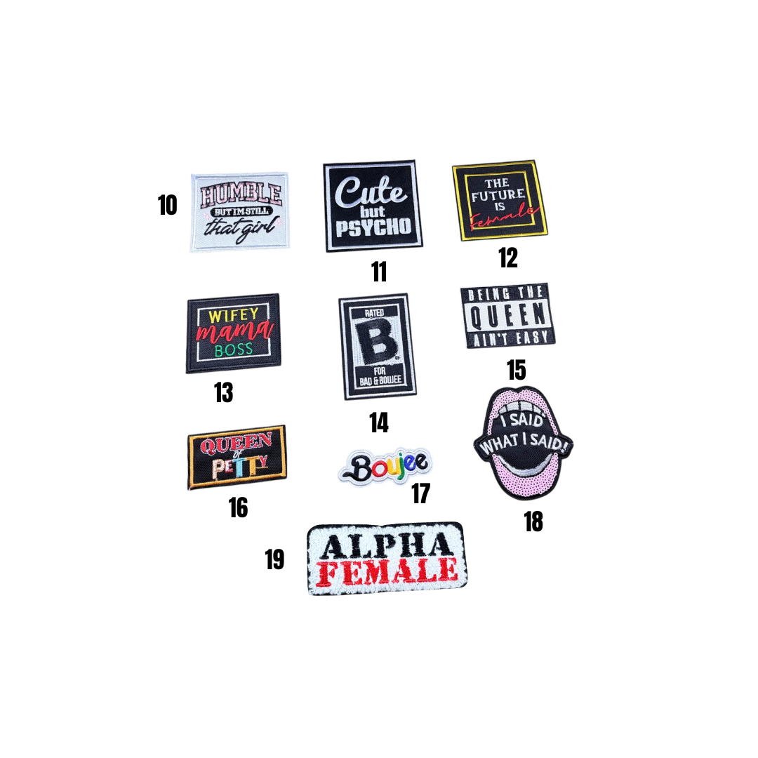Female Related Statement Small Patches
