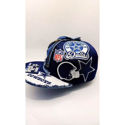 Men’s Custom Junk Trucker Hat | Freestyle Patch & Fabric Hat- Customizable