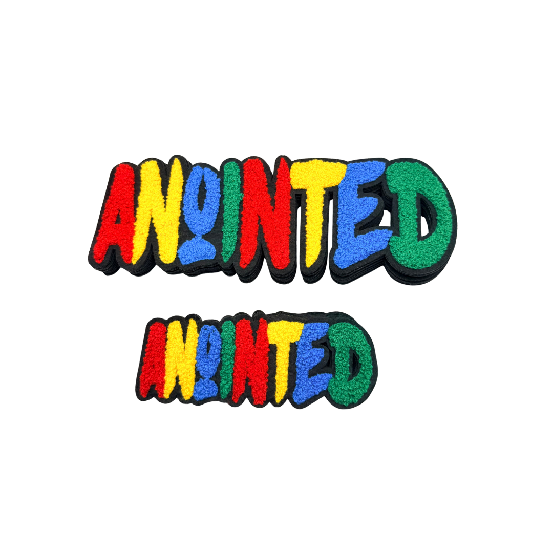 Anointed Colorful Chenille Patches