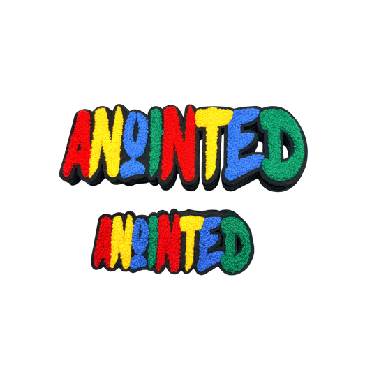 Anointed Colorful Chenille Patches