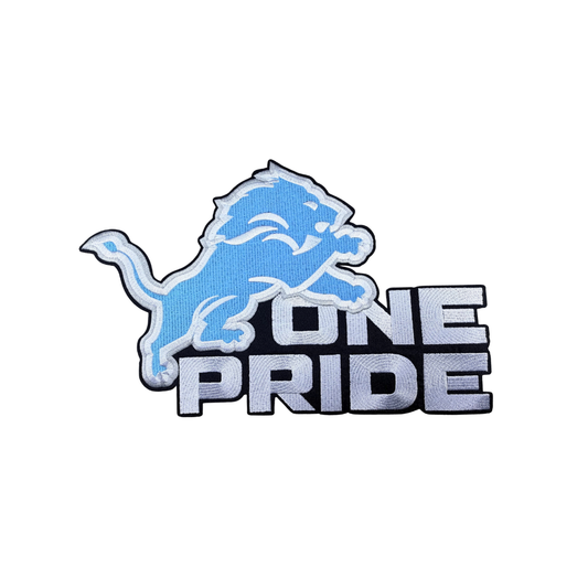 Detroit Lions One Pride Large NFL Football Patch