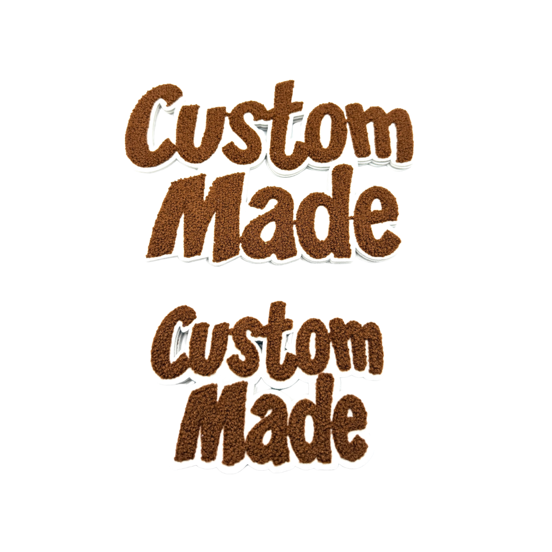 Custom Made Chenille Patches (Multiple Colors)