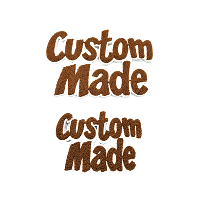 Custom Made Chenille Patches (Multiple Colors)