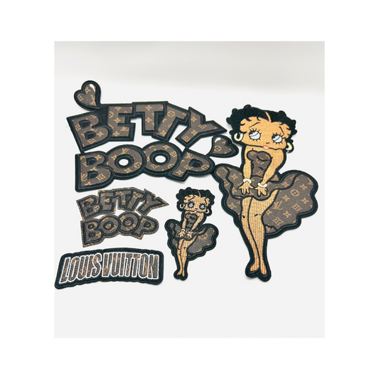 L-V Brown Betty Leather Patches