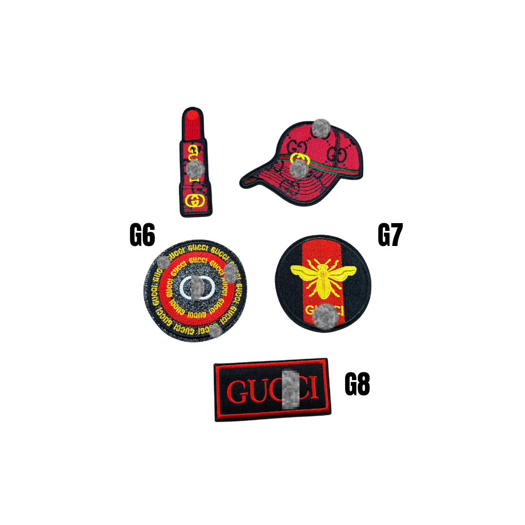 G Designer Inspired Red Collection Patches