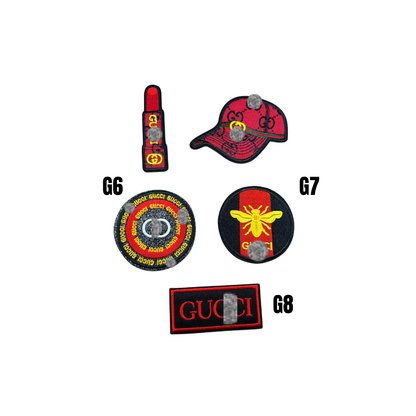 G Designer Inspired Red Collection Patches
