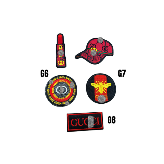 G Designer Inspired Red Collection Patches