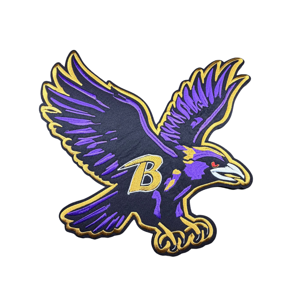 Baltimore Ravens Football Large Bird Patch