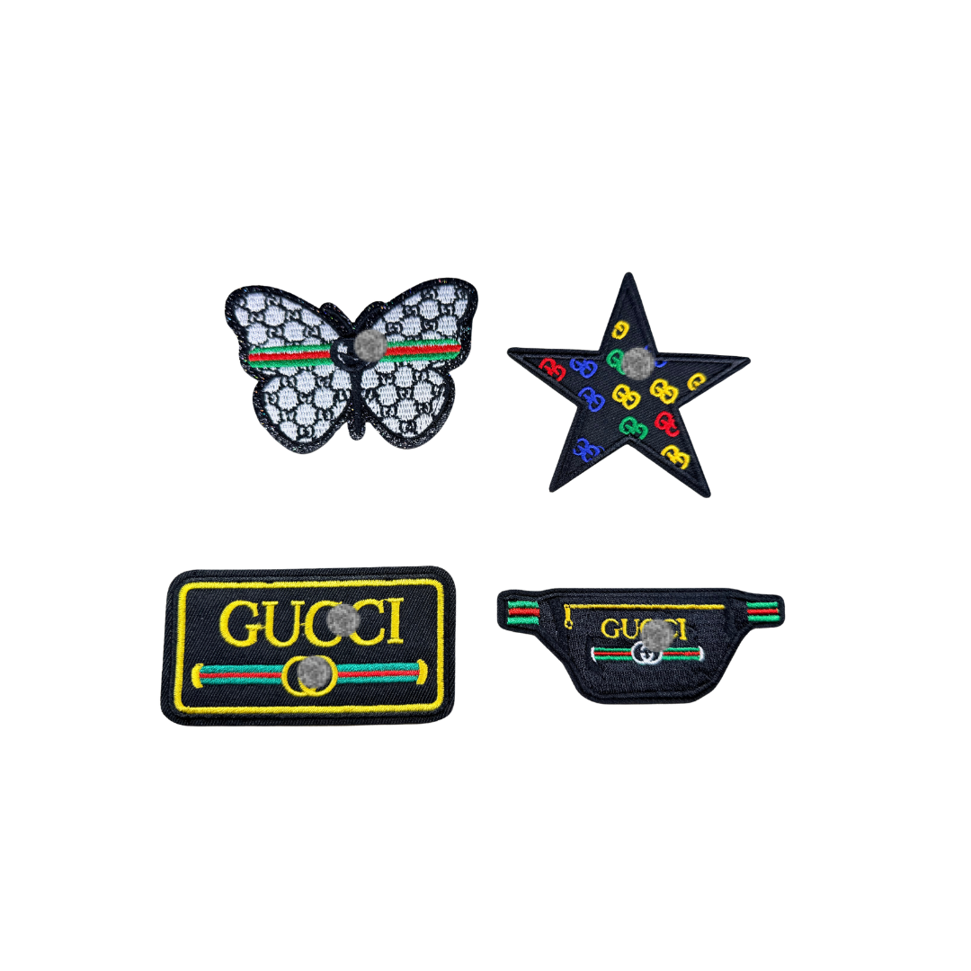 G Designer Inspired Black Collection Patches