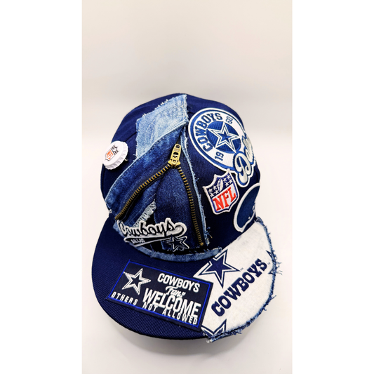 Men’s Custom Junk Trucker Hat | Freestyle Patch & Fabric Hat- Customizable