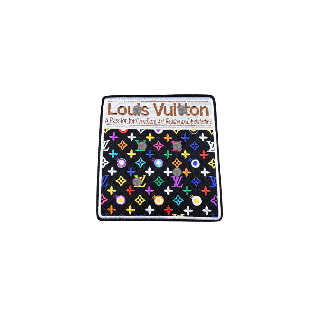 Lou** V Logo Square Medium Patch