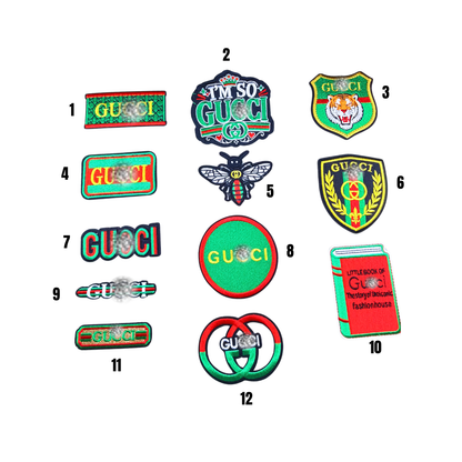 G Designer Inspired Green Collection Patches