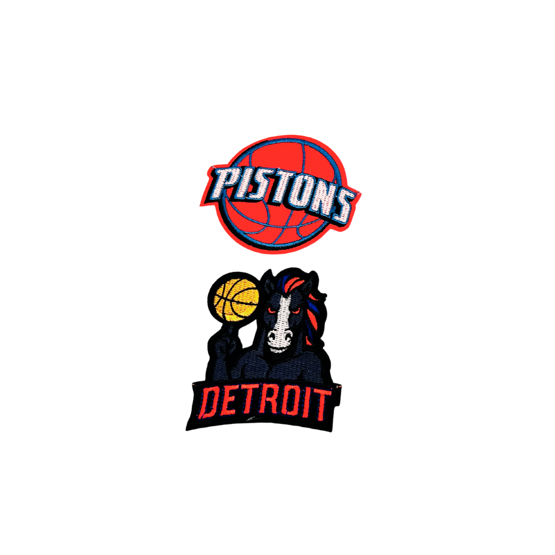 Piston Basketball Patches