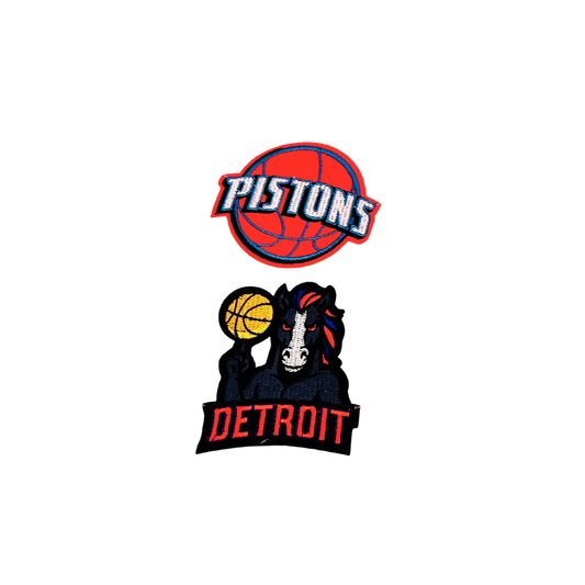 Piston Basketball Patches