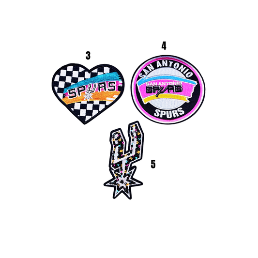 San Antonio SPURS Basketball Small Patches - 4