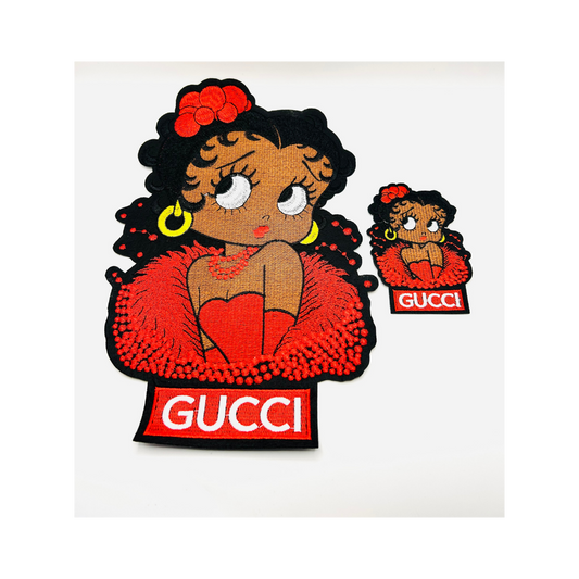 G-G Red Betty Sequin Patch