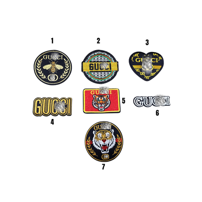 G Designer Inspired Black Collection Patches