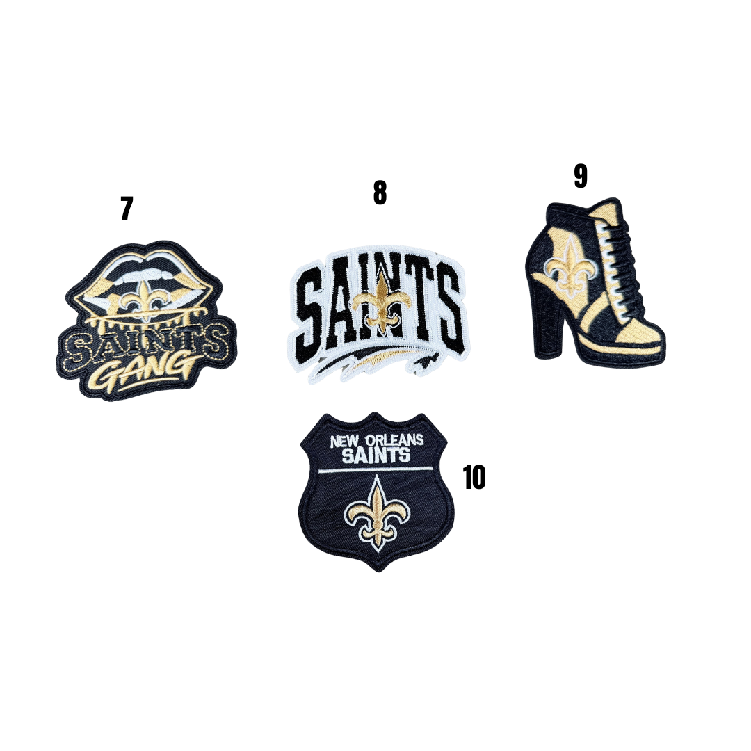 Saints Football Small Patches -2