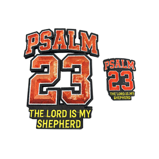 PSALM 23 Sequin Patches