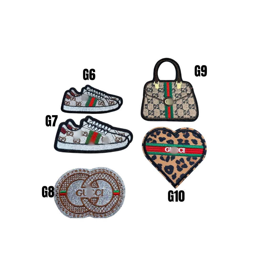 G Designer Inspired Brown Collection Patches -1