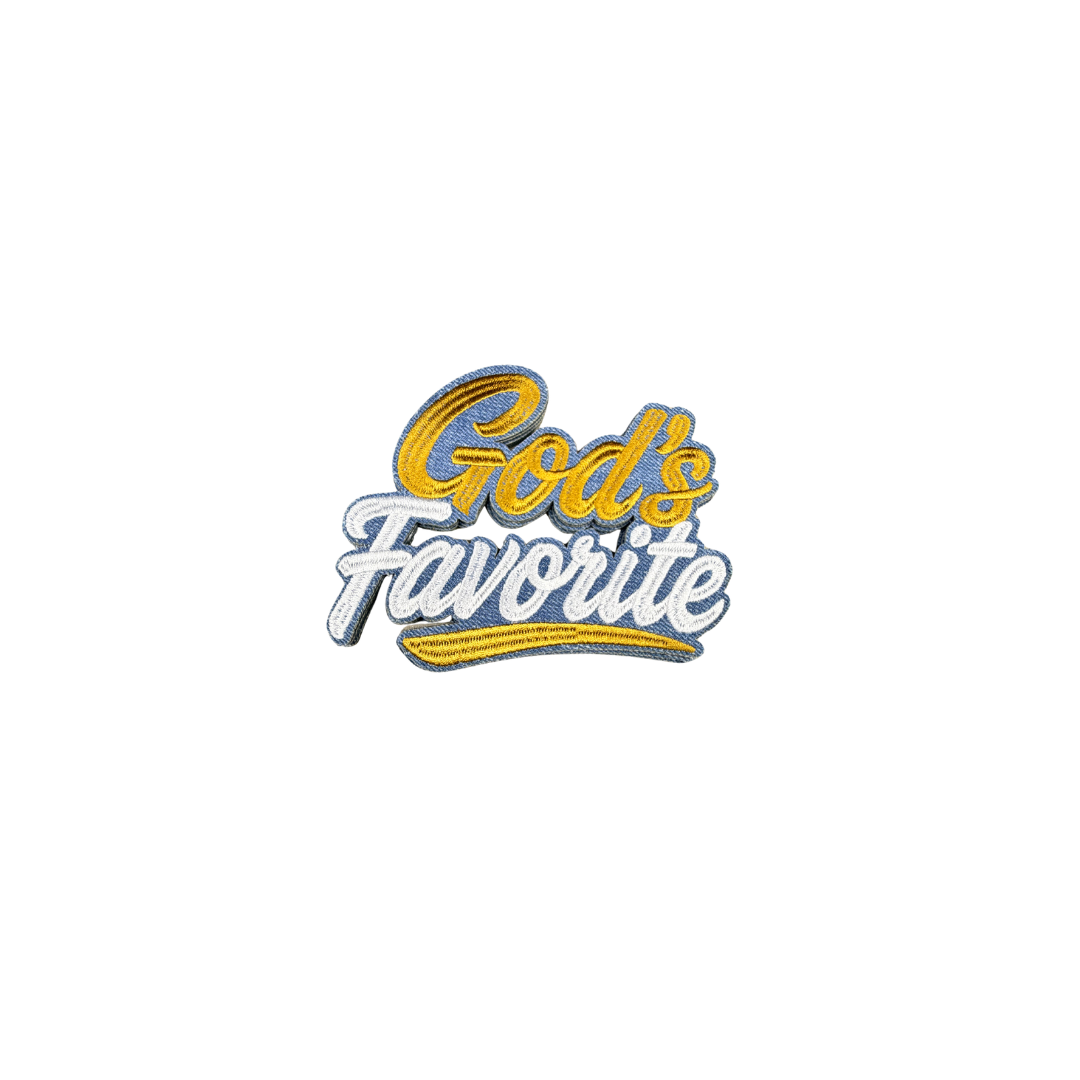 God's Favorite Denim Medium Patch