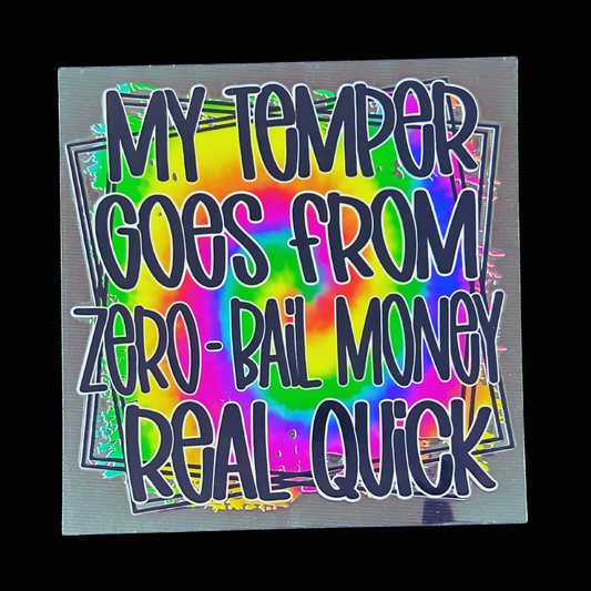 My Temper UV DTF - 2 Styles