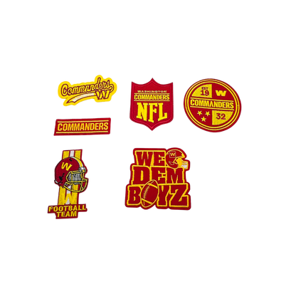 Washington Commanders Football Small Patches