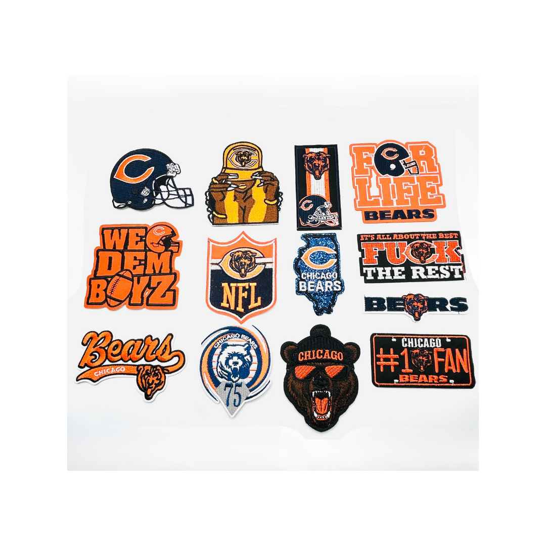 Chicago Bears Football Patches