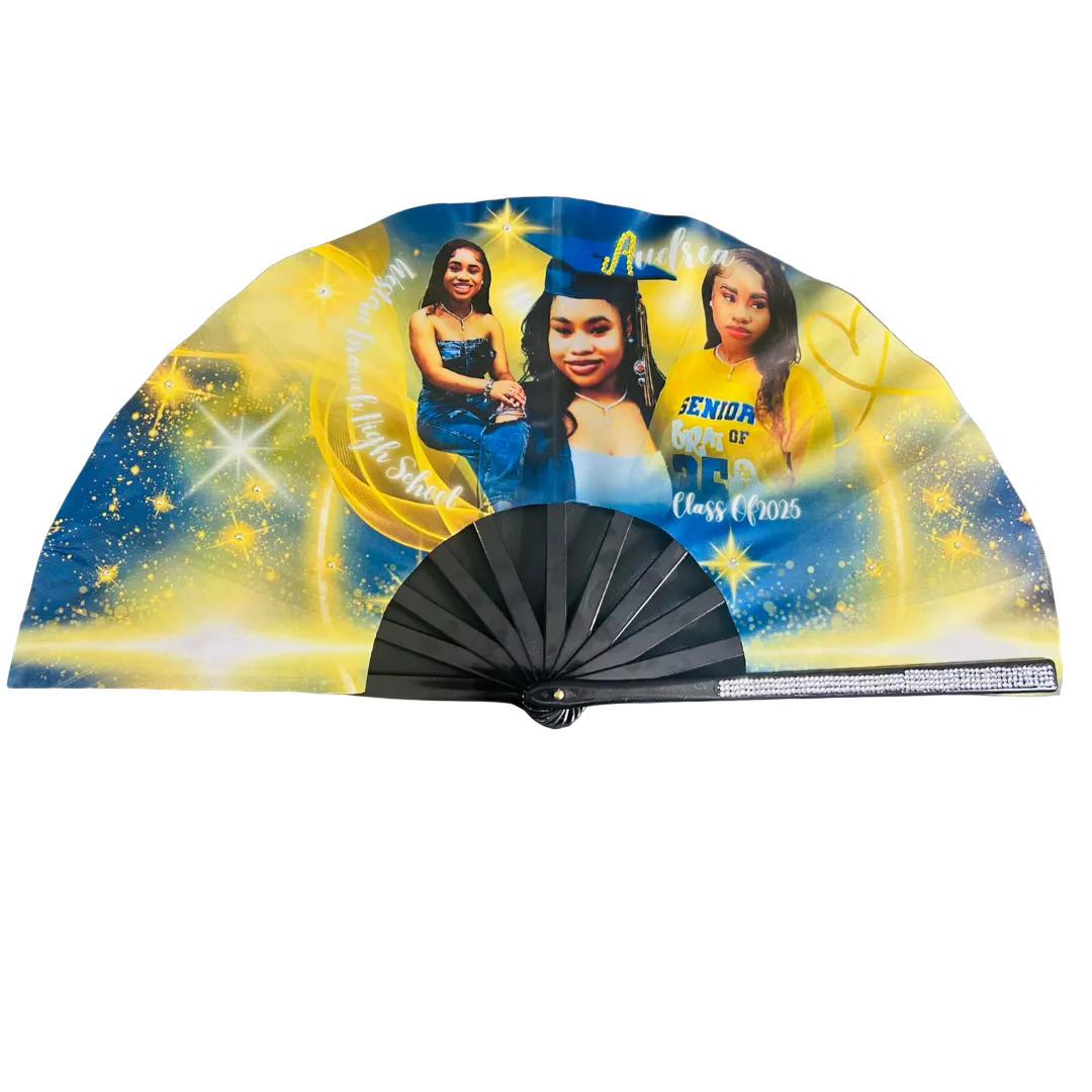 Custom Clack Fans – Personalized Hand Fan with Name, Image, or Logo ...