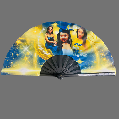 Custom Clack Fans – Personalized Hand Fan with Name, Image, or Logo