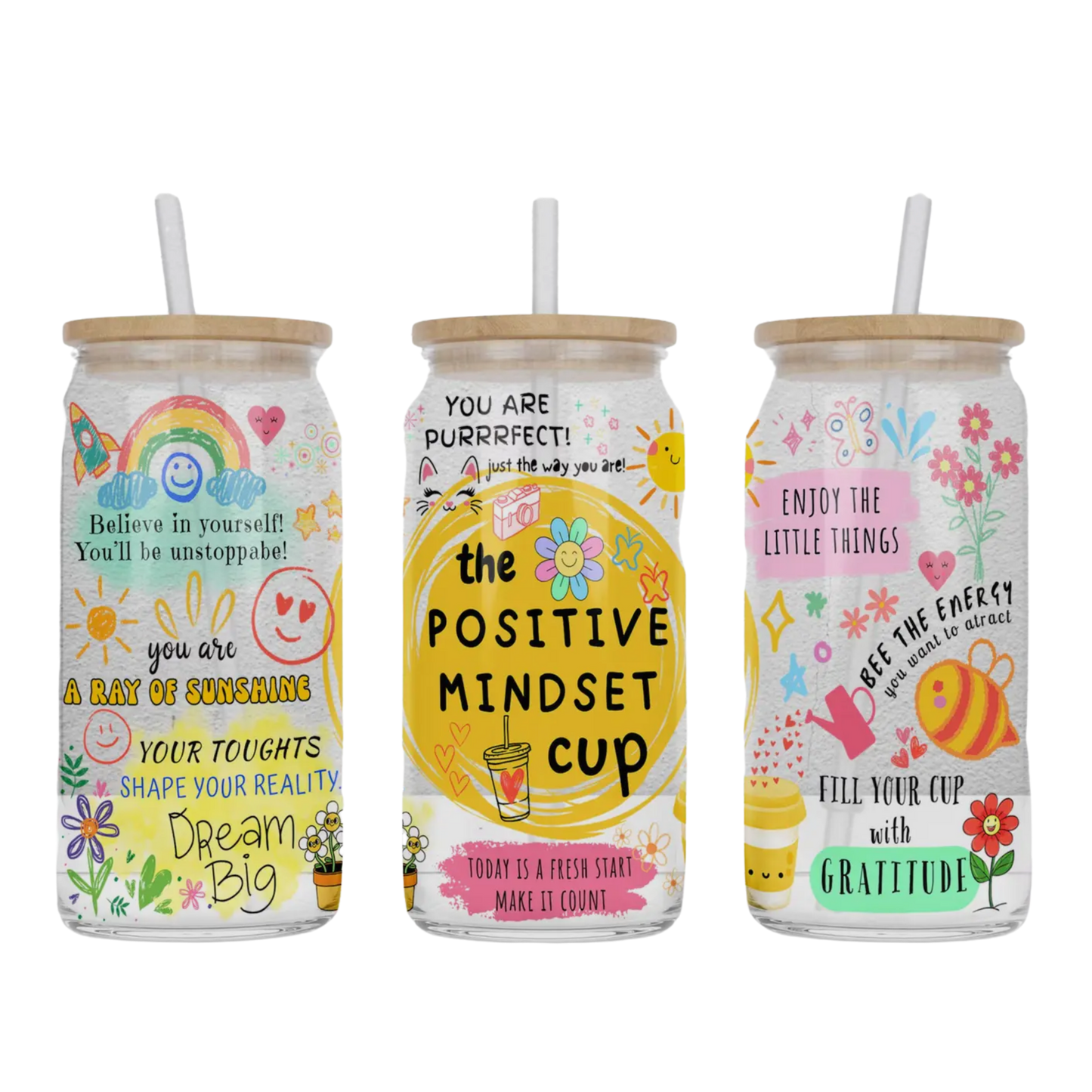 The Positive Mindset UV DTF