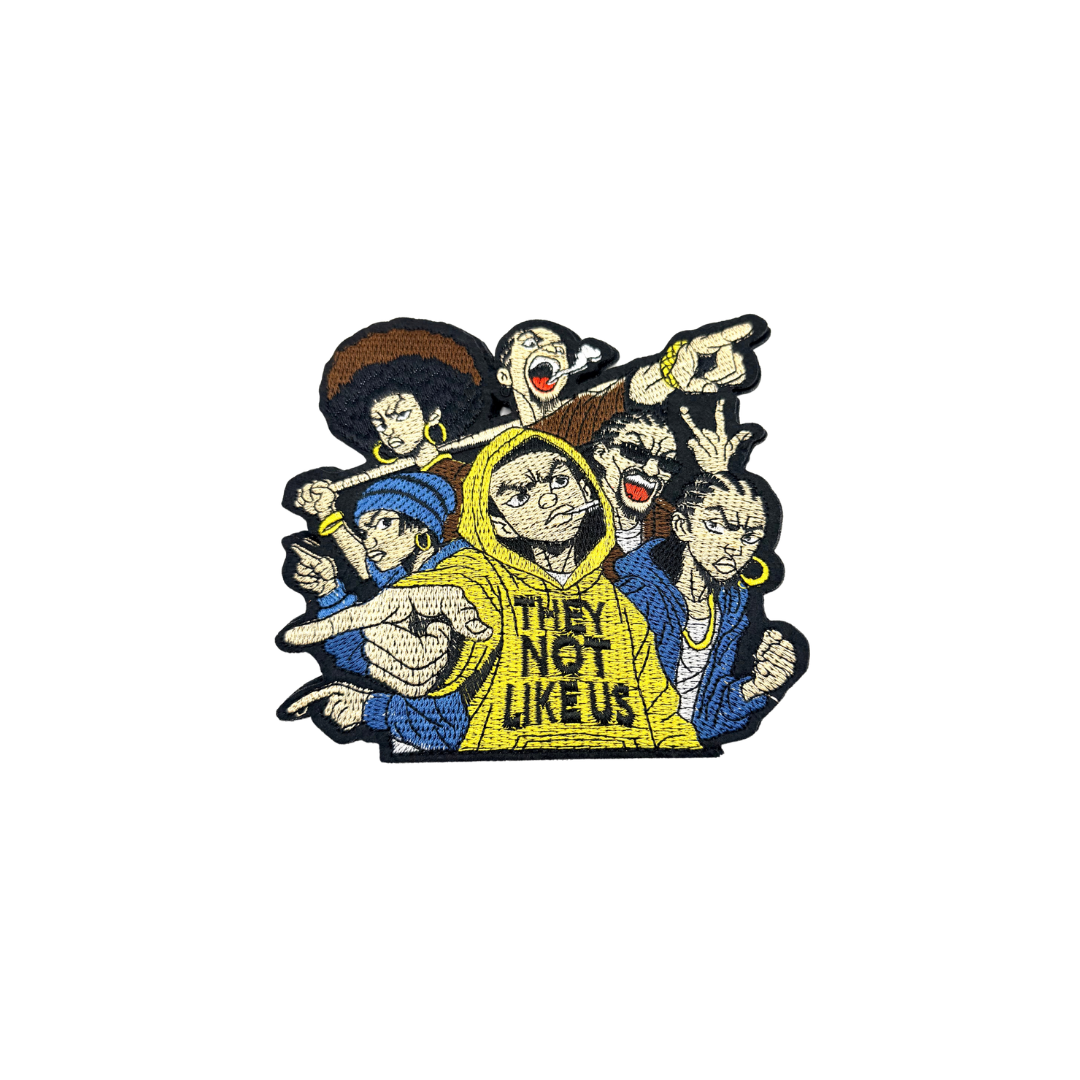 They Not Like Us Illustrated Culture Medium Patch