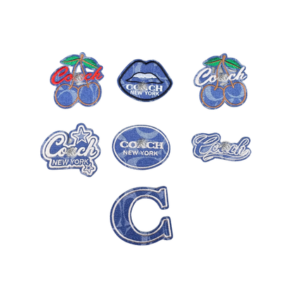 Coa*h  Designer Inspired Denim Small Patches Collection
