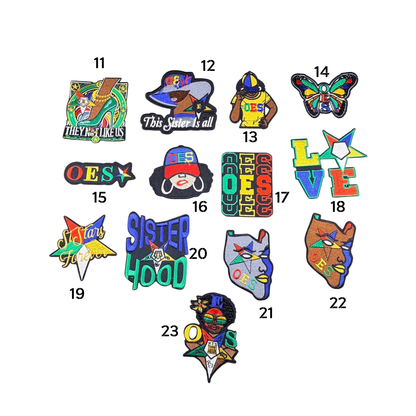 OES Sorority Small Patches