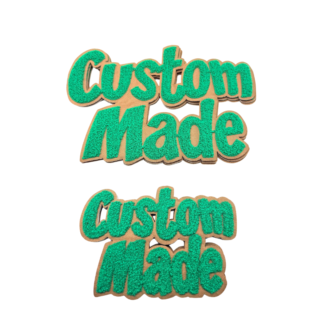 Custom Made Chenille Patches (Multiple Colors)