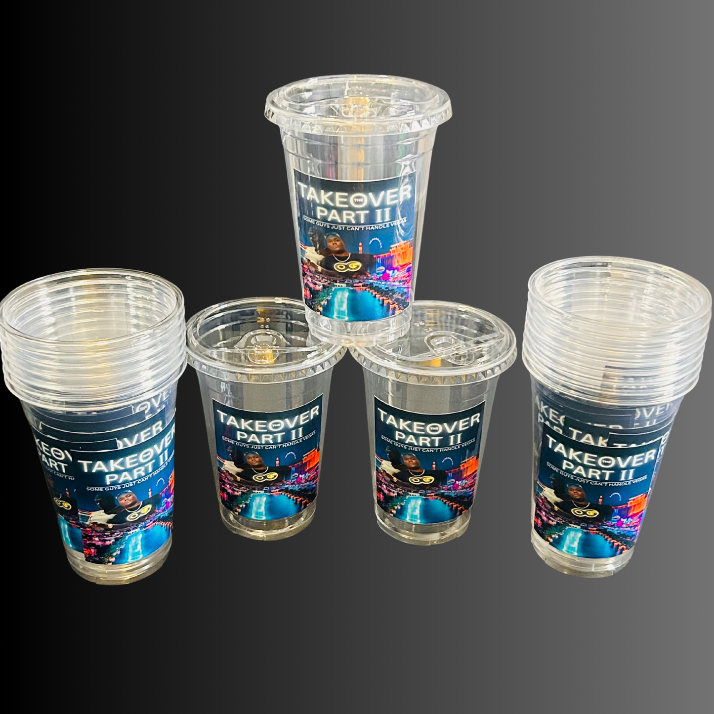 Custom Photo Plastic Party Cups | Personalized Party Favors | 8oz & 16oz