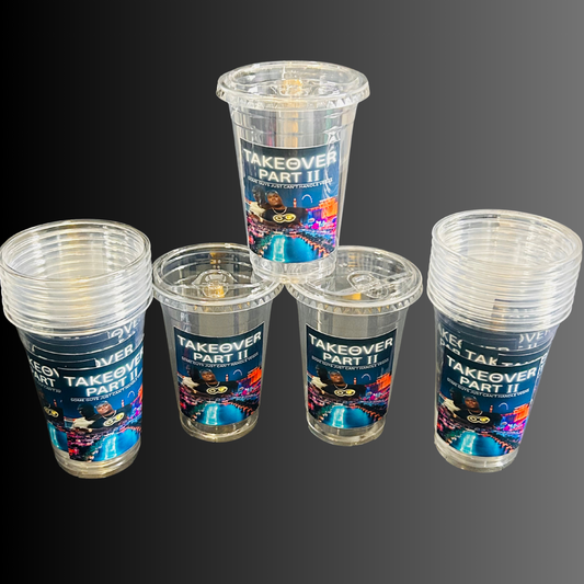 Custom Photo Plastic Party Cups | Personalized Party Favors | 8oz & 16oz