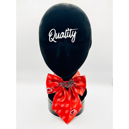 Delta Bling Bow Tie with Brooch | Adjustable Fit