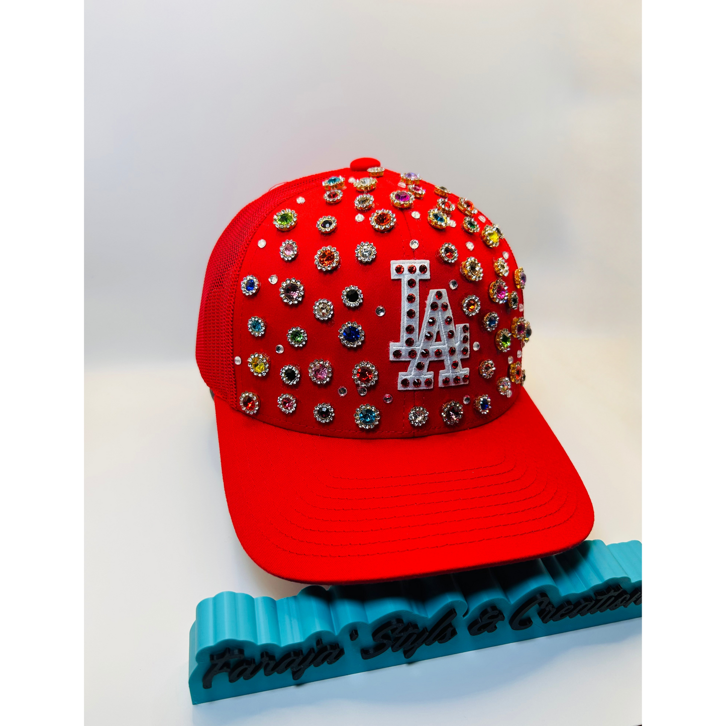 LA Rhinestone Trucker Hats | Bling Streetwear Style