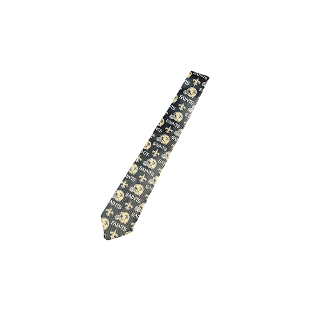 Custom NFL Team Junk Tie – Bling Football Tie with Pearls, Patches & Rhinestones | Game Day Statement